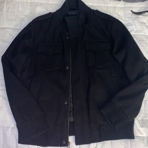 Excellent condition Black Rivet wool blend bomber style coat